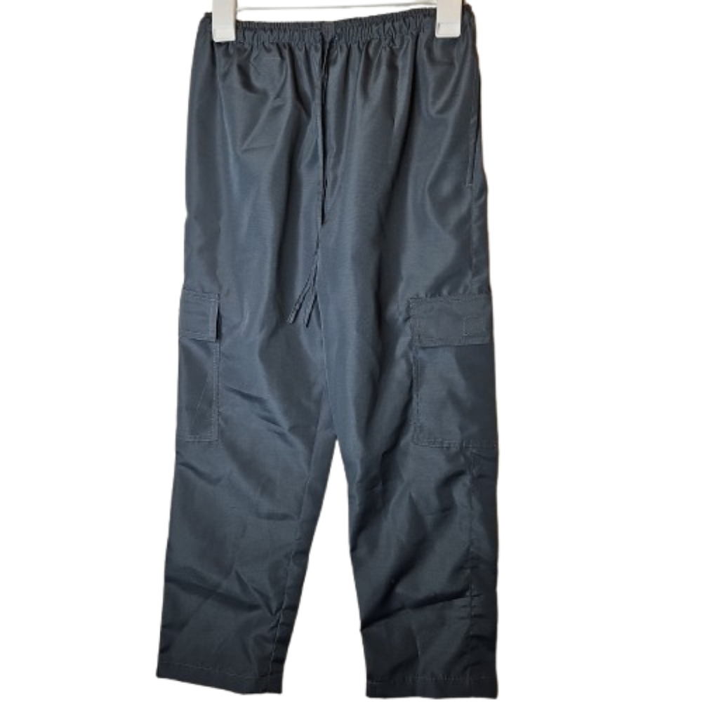 🎁 Workwear Scrubs Unisex  Straight Leg Cargo Pant Gray Medical Nurse S Cherokee